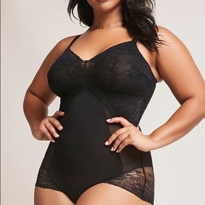 SPANX Bodysuit Black Lace Shapewear